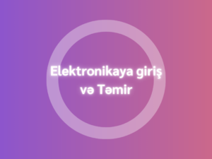 Elektronikaya giriş və Təmir